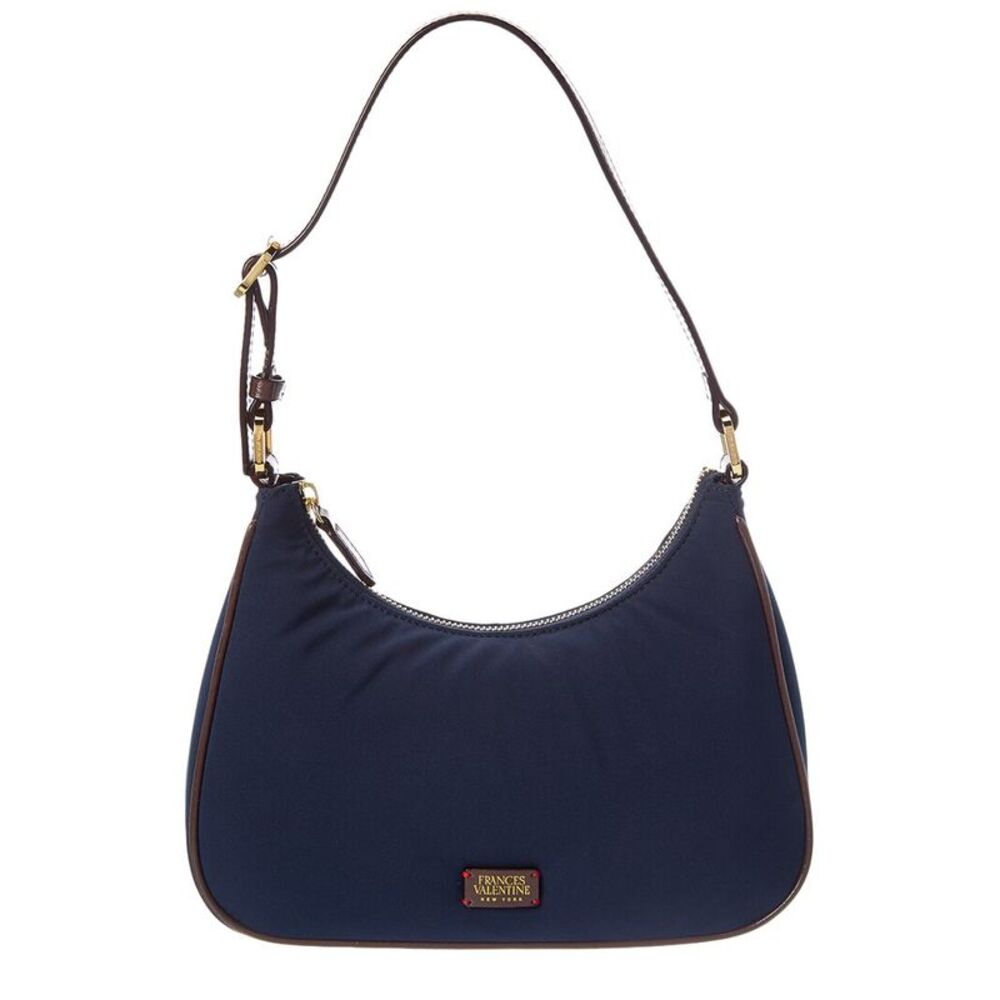 Frances Valentine Lola Padded Shoulder Bag, Navy